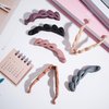 6 Pieces Banana Hair Clips Hair Comb Claw Hair Clincher Comb for Girls Women Thick Medium Hair, 4.13 Inch (Elegant Colors)