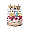 Dog Birthday Party Supplies - 25pcs Dog Party Decorations, Dog Theme Birthday Decorations Include 2 Happy Birthday Banner and Cake Topper, for DIY Dog First Birthday Christmas Gifts Boys and Girls
