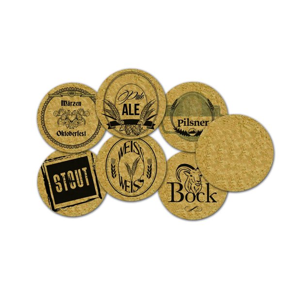 Corkology Beer Cork Coaster Set