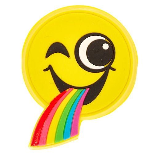 Claire's Rainbow Vomit Emoji Strawberry Flavored Lip Gloss