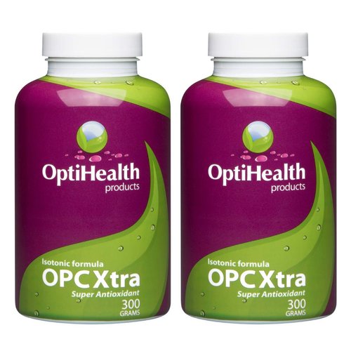OptiHealth OPCXtra Isotonic OPC - Super Antioxidant Supplement - Grape Seed, Green Tea, Pine Bark, Citrus Bioflavonoids with Vitamin C, Vitamin E, Potassium. Gluten Free & Vegan. Pack of 2 (6 Months)