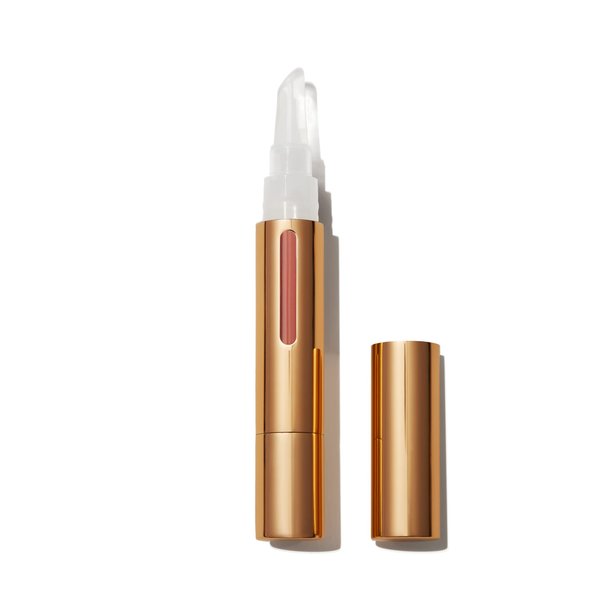 PDL Cosmetics by Patricia De León | Sexy Shine Tinted Soft Pink Lip Gloss (Angel) | Hydrating, Non-Sticky Formula | Lightweight, High Shine Finish | Vegan | Cruelty-Free | .14 fl oz