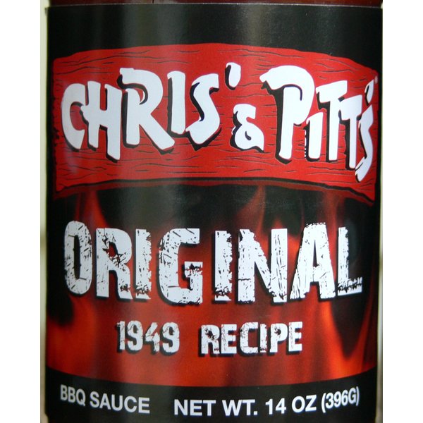 Chris' & Pitt's Barbecue Sauce - Original 1949 Recipe - 14oz. (2 Bottles)