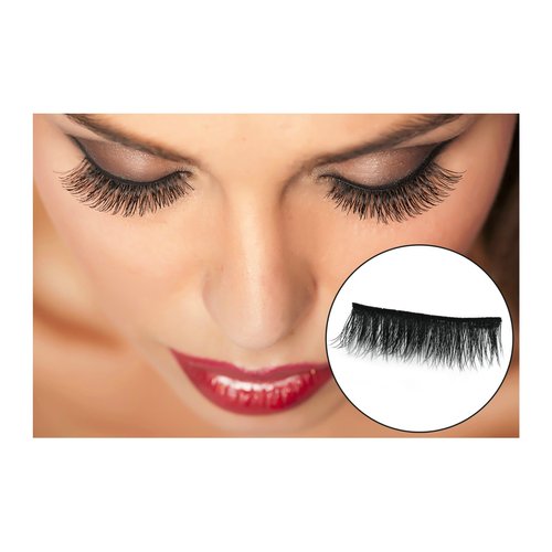 3D Professional Reusable Dual Magnetic False Eyelashes 1 Pair (4 pieces) Natural Black