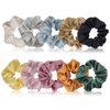 10 Packs Hair Ties Silky Satin Scrunchies for Women Girls Hair Elastic Bands Ponytail Holder Soft Hair Accessories