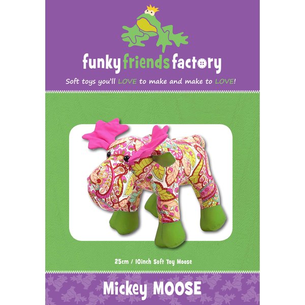 Funky Friends Factory Mickey Moose Sewing Pattern