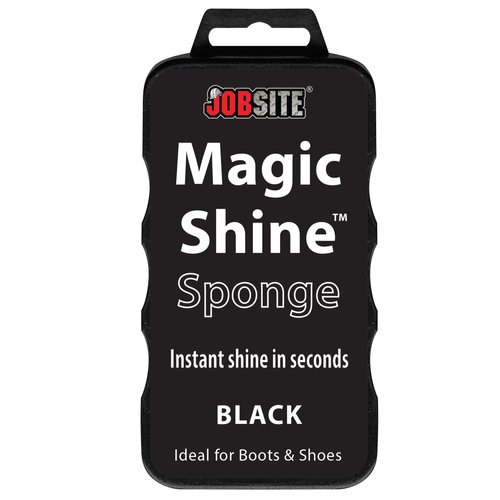 Instant Express Leather Boot & Shoe Shine Sponge - Black