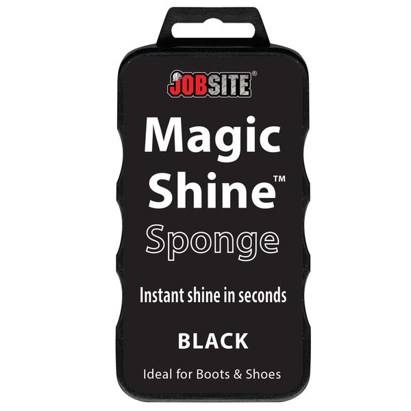 Instant Express Leather Boot & Shoe Shine Sponge - Black