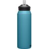 CamelBak eddy+ Water Bottle with Straw 32oz - Insulated Stainless Steel, Larkspur