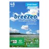 Breezeo Laundry Detergent Strips (48 strips) - Fresh Linen Scent - More Convenient than Pods, Pacs, Liquids or Powders – Great for Home, Dorm, Travel, Camping & Hand-Washing