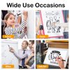 Shuttle Art Dry Erase Markers, 25 Pack Black Magnetic Whiteboard Markers with Erase, Fine Point Dry Erase Markers Perfect for Writing on Dry-Erase Whiteboards Mirrors Glasses for School Office Home