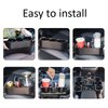 2PCS Car Cup Holder Cup Holder for Car Seat Cup Holder for Car Multifunctional Portable Console Side Pocket Car Seat Gap Filler Organizer Vehicle Seat Cup Cell Phone Drink Holder Storage Box (Black)