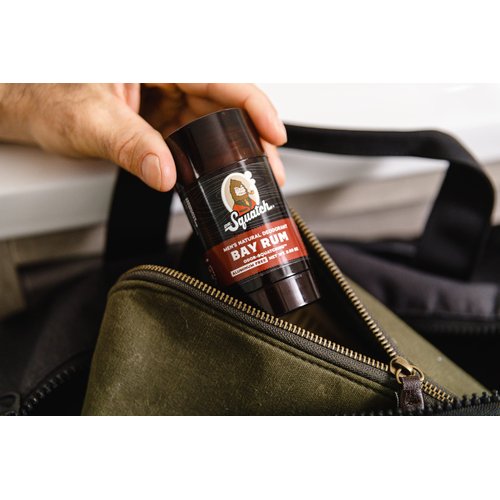 Dr. Squatch Natural Deodorant for Men – Odor-Squatching Men's Deodorant Aluminum Free - Bay Rum 2.65 oz (1 Pack)