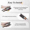 PUREGUST New Firm Smoothing Brush Compatible With Dyson Airwrap Attachment Accessories, For Frizz Hair To Make Smooth And Straight Style, Part No.971892-08