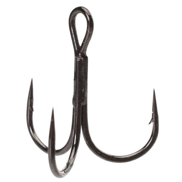 Owner American Stinger 36 Treble Hook, #6, Black Chrome, 6 (8 per pack) (5636-051)