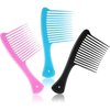 3 Pieces Wide Tooth Comb Jumbo Rake Comb, Hair Detangler Salon Shampoo Comb for Long Hair and Curly Hair, Detangling Tools for 4c Hair(Black, blue, pink)