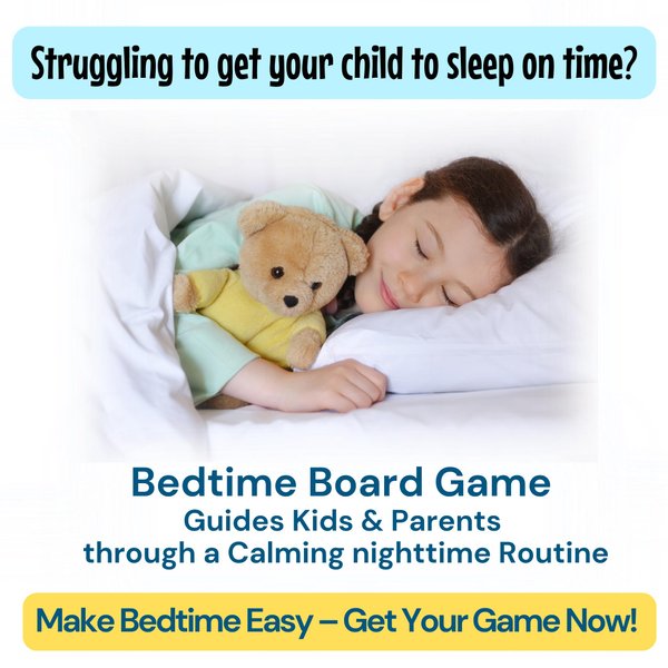 Bedtime Board Game for Parents, Toddlers & Preschoolers Ages 3-6, Playing Time 15-20 Minutes, Easy Game to End Bedtime Struggles, and get Better Sleep for Kids