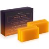 VALITIC Kojic Acid Vitamin C and Retinol Soap Bars with Turmeric for Dark Spot - Original Japanese Complex Infused with Collagen, Hyaluronic Acid, and Vitamin E (4 Pack)