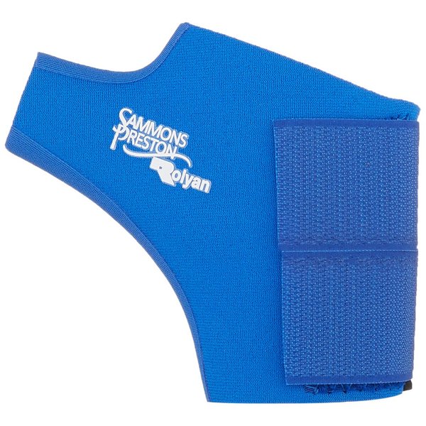 Rolyan Neoprene Wrap On Thumb Support, Wrist Compression Sleeve, Thumb Support, Thumb Brace Maximum Hand Function, Brace Support for Thumb Sprains and Strains from Sports Injuries, Right, X-Small