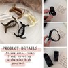 8 Pcs French High Ponytail Claw Clip, Medium Matte Hair Clips Women Girls Thick Long Hair or Thin Hair Ponytail Maker. Nonslip Hair Accessories for High Ponytail Bun Hair Braiding Tool Dovetail Clip