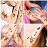 Awinmay Fairy Temporary Tattoos for Kids - 145 Pieces Glitter styles body Face Makeup Fake Tattoos for Girls,Birthday Party Tattoos Stickers Supplies,Holiday Party Favors Gifts Goodie Bag 10 Sheet
