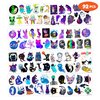 92 PCS Funny Space Cat Temporary Tattoos Stickers Theme Birthday Party Decorations Supplies Favors Decor Cute Galaxy Cats Astronaut Star Tattoo Sticker Gifts For Kids Girls Boys School Prizes Carnival