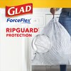 Glad ForceFlex Tall Kitchen Drawstring Trash Bags, 13 Gallon Trash Bag, Gain Lavender with Febreze Freshness, 40 Count