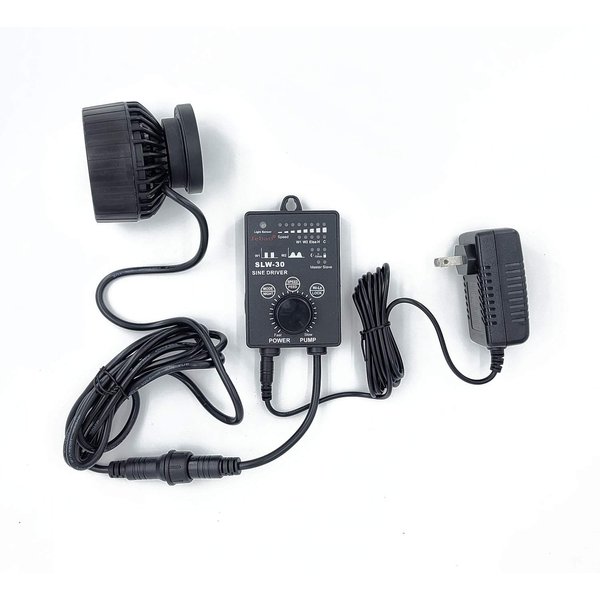 Jebao SLW-30 Compact Wavemaker 3434gph, Black