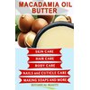 Botanical Beauty MACADAMIA OIL BUTTER 100% Pure Natural VIRGIN UNREFINED Cold-Pressed 8 Fl oz 240 ml for Face, Skin, Body, Hair, Lip, Nails. Rich in Vitamin E, Omega 3, Omega 6