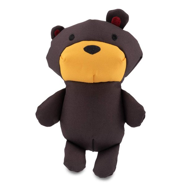 Beco Cuddly Soft Teddy Friend Dog Toy, Double Seams & Squeaker, Made with Recycled Post Consumer Plastic,