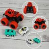 20 PCS Truck Cake Toppers Truck Cake Decorations Hot Red Ball Race Car Flame Blaze Wheel Cake Toppers For Kid Boy Truck Themed Racing Car Party Decorations Supplies (Truck 1)