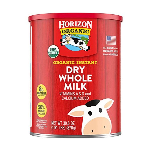 Organic Dry Whole Milk 30.6OZ (1.91lbs)