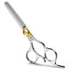 Suvorna 6.5” Barber Thinning Shears for Hair Cutting, Trimming & Styling. Precision 30 Teeth Razor Sharp Edge. Texturizing, Layering, Blending Scissors for Bangs. Best for Salons & Home Use