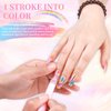 ASTONFOG 12PCS Nail Art Pens Set,3D Nail Polish Pens Quick Dry for Nail Art Macaron Color Nail Art Drawing Special Nails Art Design Manicure Nail Pens for Home & Salon DIY (0.7)