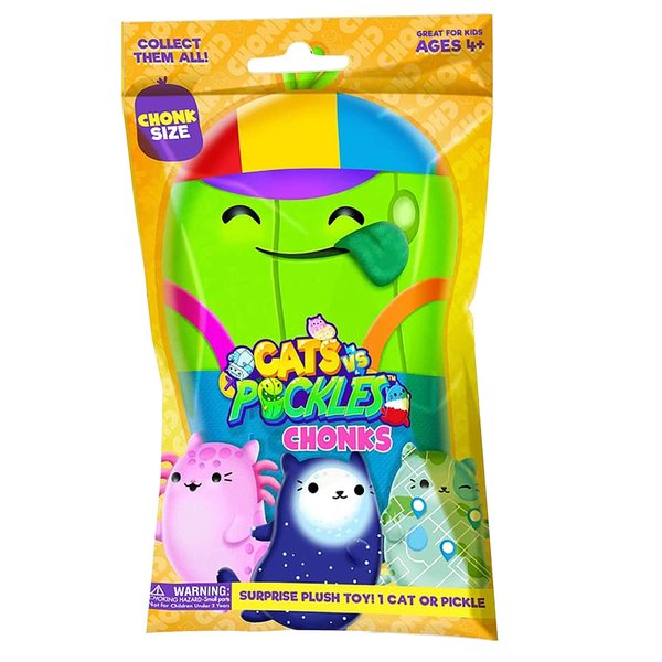 Cats vs Pickles 1pc Mystery Bags Wave 6 inch CvP Chonk Bean Filled Plushies