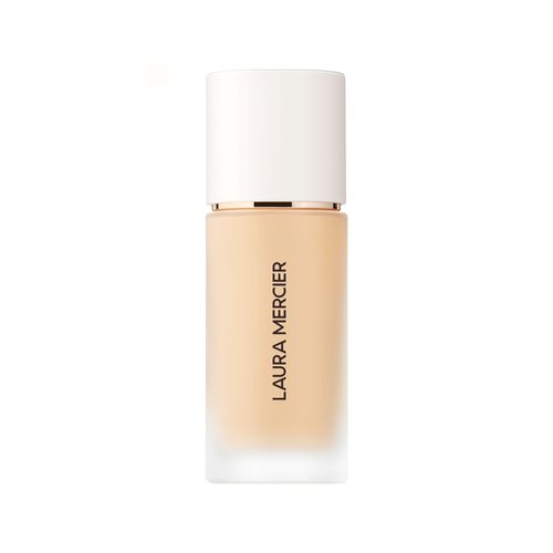 Laura Mercier Real Flawless Weightless Perfecting Waterproof Liquid Foundation: Medium-Buildable Coverage, 12 HR Fade-Proof Wear, Natural Finish, Hydrating, Long Lasting, Non-Comedogenic, Macadamia​