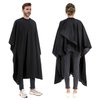 Professional Barber Cape Waterproof Hair Cutting Cape Haircut Cape Barber Cape for Men Hair Cape with Adjustable Neckline Salon Cape for Hair Cutting Tools Barber Supplies Accessories( 64" x 56" )