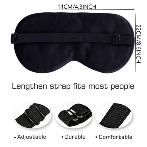 Maxfeel 100% Pure Silk Eye Mask Sleep Eye Mask Eye Cover Eyeshade Sleeping Eye Mask Printed Colors (#18)