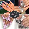 YAEISM 12PCS Planet Nail Charms and 3D Cross Nail Charms Heart Shape Nail Art Crystal Shiny Nail Gems Rhinestones for DIY Crafts Jewelry Decoration