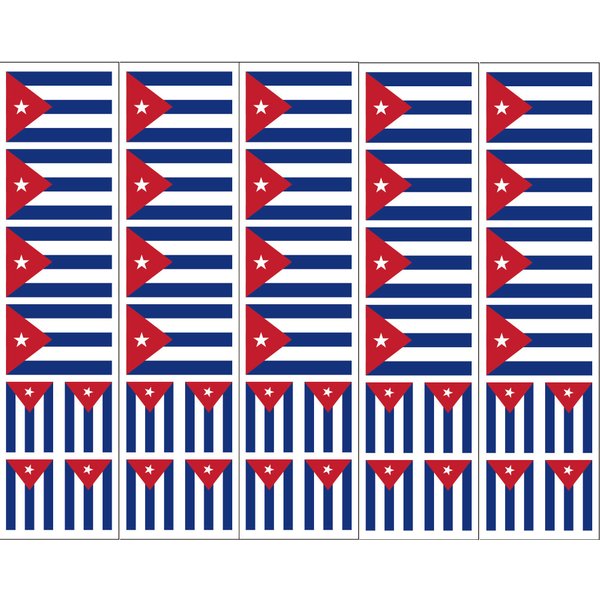 40 Tattoos: Cuba Flag, Cuban Party Favors