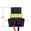 BlyilyB 4-Pack 9005 9006 HB3 HB4 Female Adapter Wiring Harness Sockets Wire Connector for Headlights Fog Lights