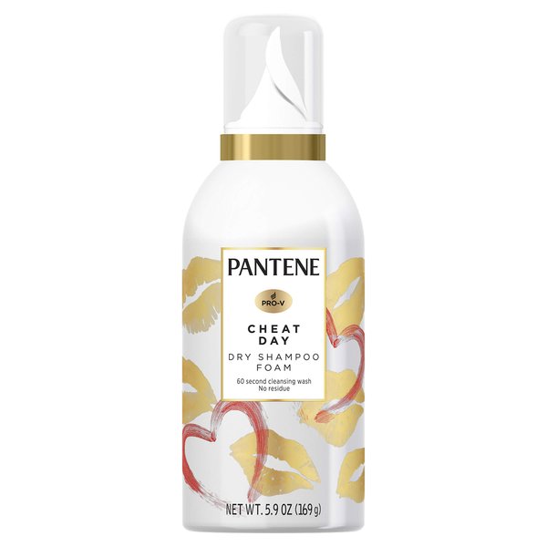 Pantene Sulfate Free Cheat Day Dry Shampoo Foam w/ Vanilla & Jasmine, 5.9 oz, 4.801 Fl oz