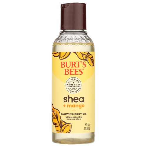 BURTS BEES Shea & Mango Glowing Body Oil, 5 FZ
