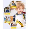 WERNNSAI Kids Aprons for Boys - Truck Toddler Apron for Kids Paint Art Smock Waterproof Cooking Baking Painting Gardening Artist Chef Apron for Kids Age 2-5 Years