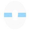 100 Pieces Shower Waterproof Patch Transparent Waterproof Adhesive Patch Compatible with G6 Overpatch Transparent Stickers Long Lasting Sweat-Proof Continuous Glucose Monitor Protection (Blue)