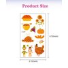 Y&C TENCOB Thanksgiving Day Waterproof Temporary Tattoos for Kids Boys Girls(Thanksgiving)