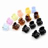 50PCS Mini Hair Claw Clips for Women Girls, Small Hair Clips Little Claw Clips Tiny Acrylic Jaw Clips with Transparent Box（colorful）