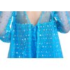 Dressy Daisy Girls' Ice Princess Costumes Halloween Fancy Party Sequin Dress with Train Long Sleeve Size 3T - 4T Blue