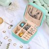 Western Jewelry Organizer Box Cowgirl Cow Print Travel Small Portable Jewelry Case for Country Girl Yellowstone Gift