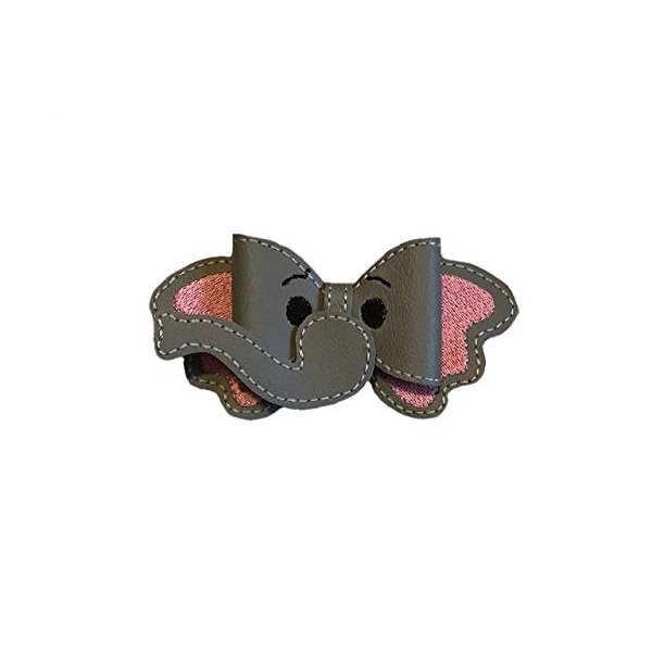 Elephant Vinyl Hair Bow